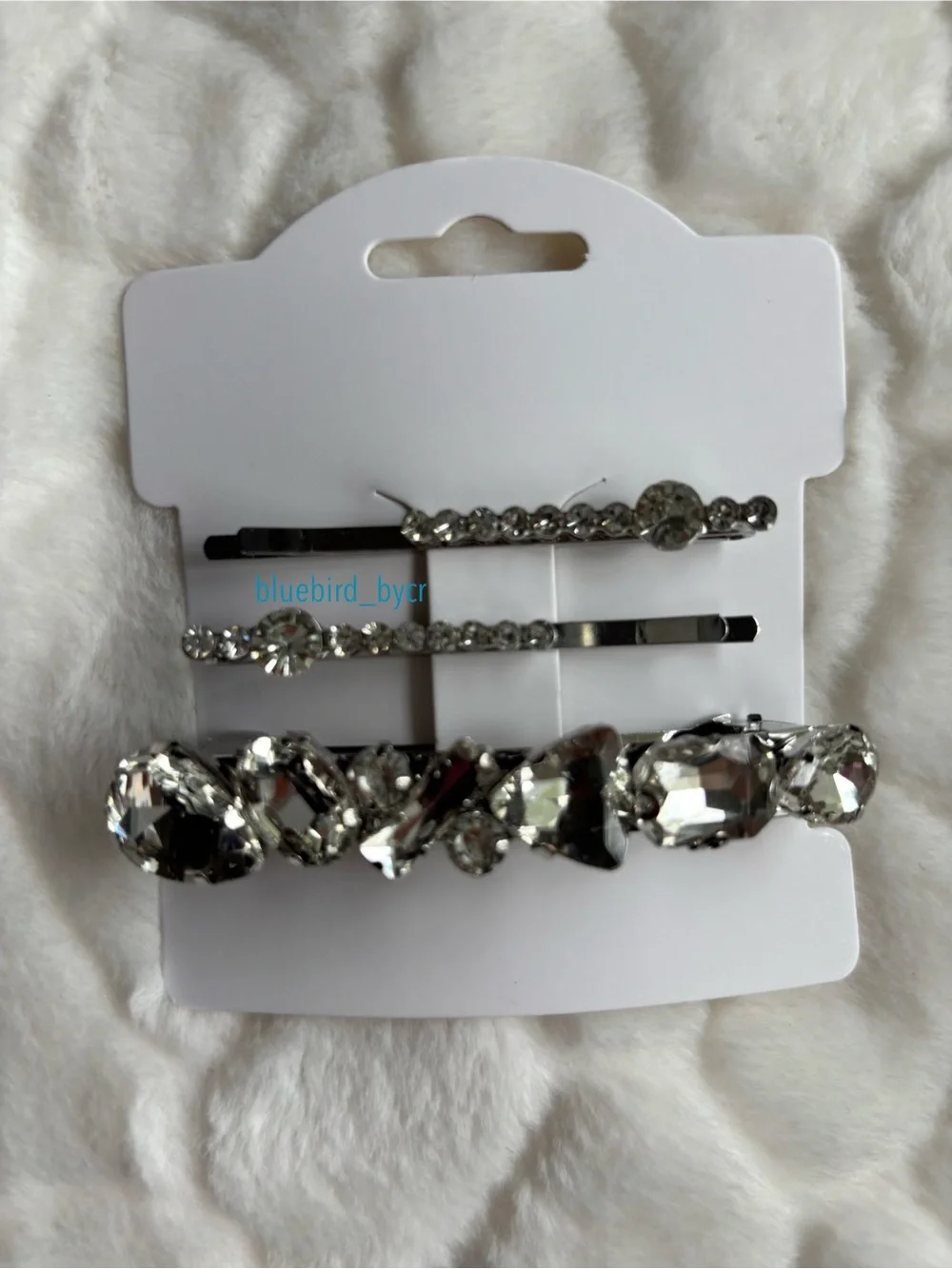 Crystal Accent Hair Clip Set